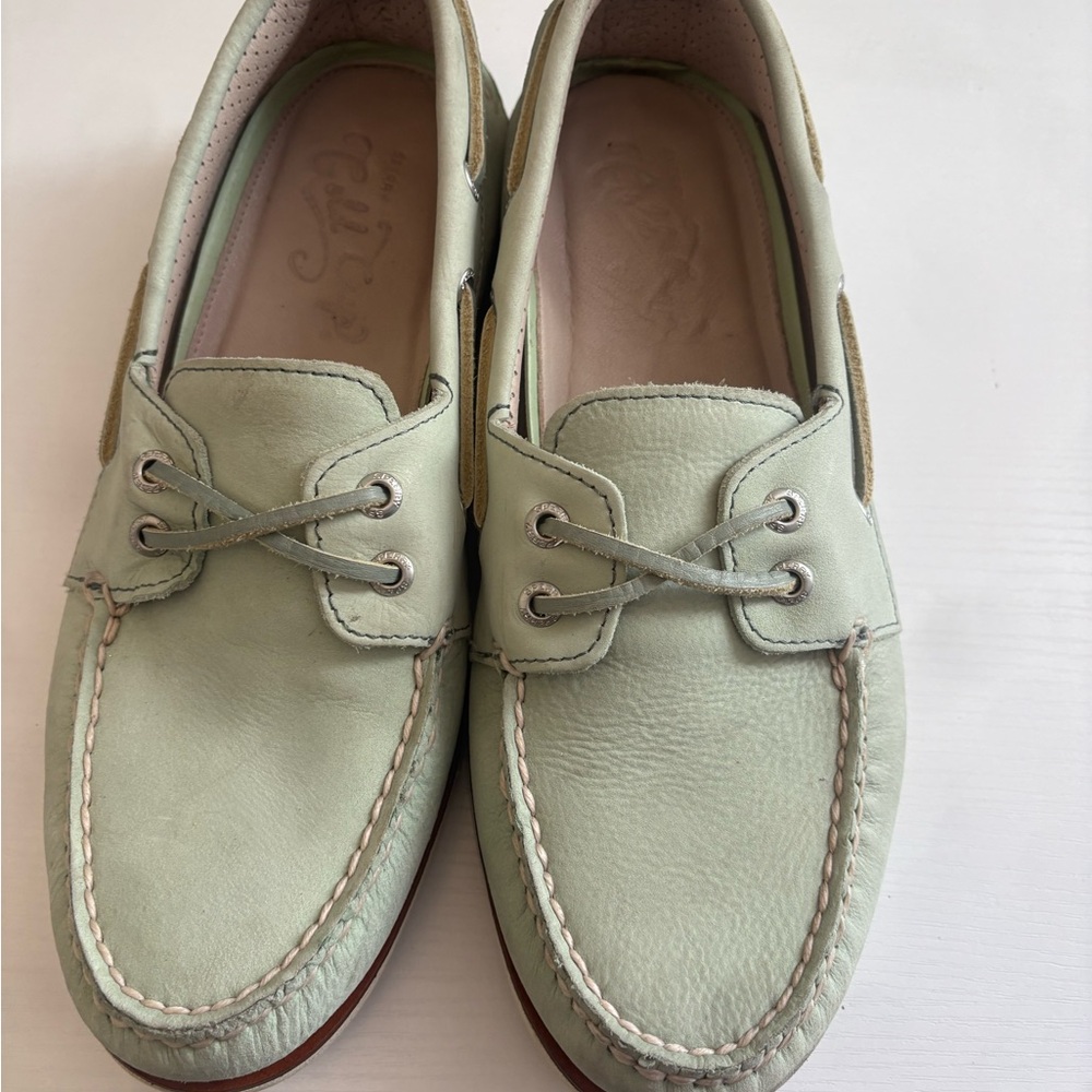 Sperry Men's Mint Boat Shoes